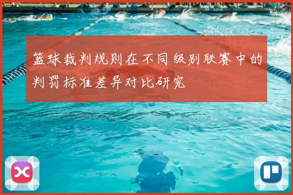 篮球裁判规则在不同级别联赛中的判罚标准差异对比研究